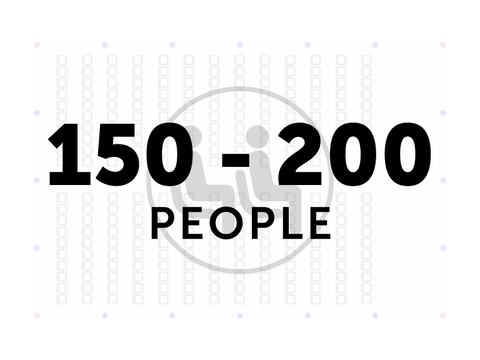 Audience Tents for 150 to 200 People