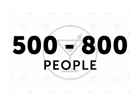 Cocktail Tents for 500 to 800 People