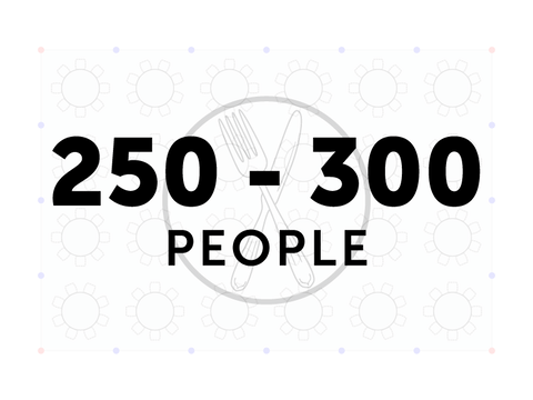 Dining Tents for 250 to 300 People