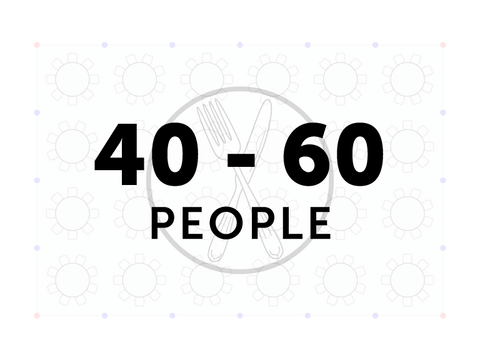 Dining Tents for 40 to 60 People