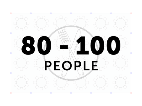 Dining Tents for 80 to 100 People