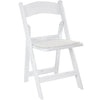 White Comfort Folding Chair