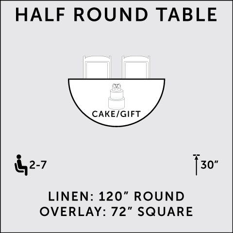Half Round Table