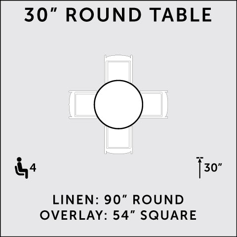 30" Round (Cabaret) Table