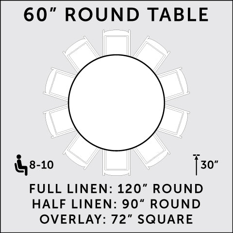 60" Round Table